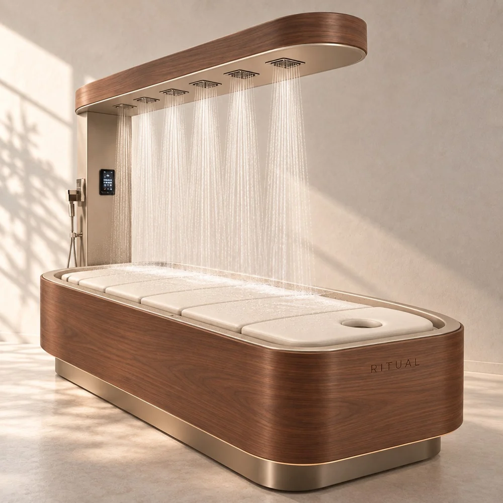 RainRitual — Mesa de tratamentos com ducha
